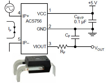 Stromsensor ACS756SCA