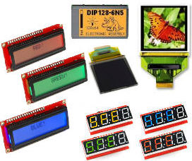 TFT, LCD, LED, OLED Displays